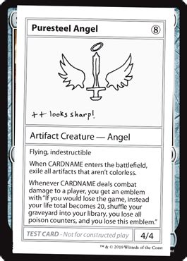 artifact angel mtg|puresteel angel.